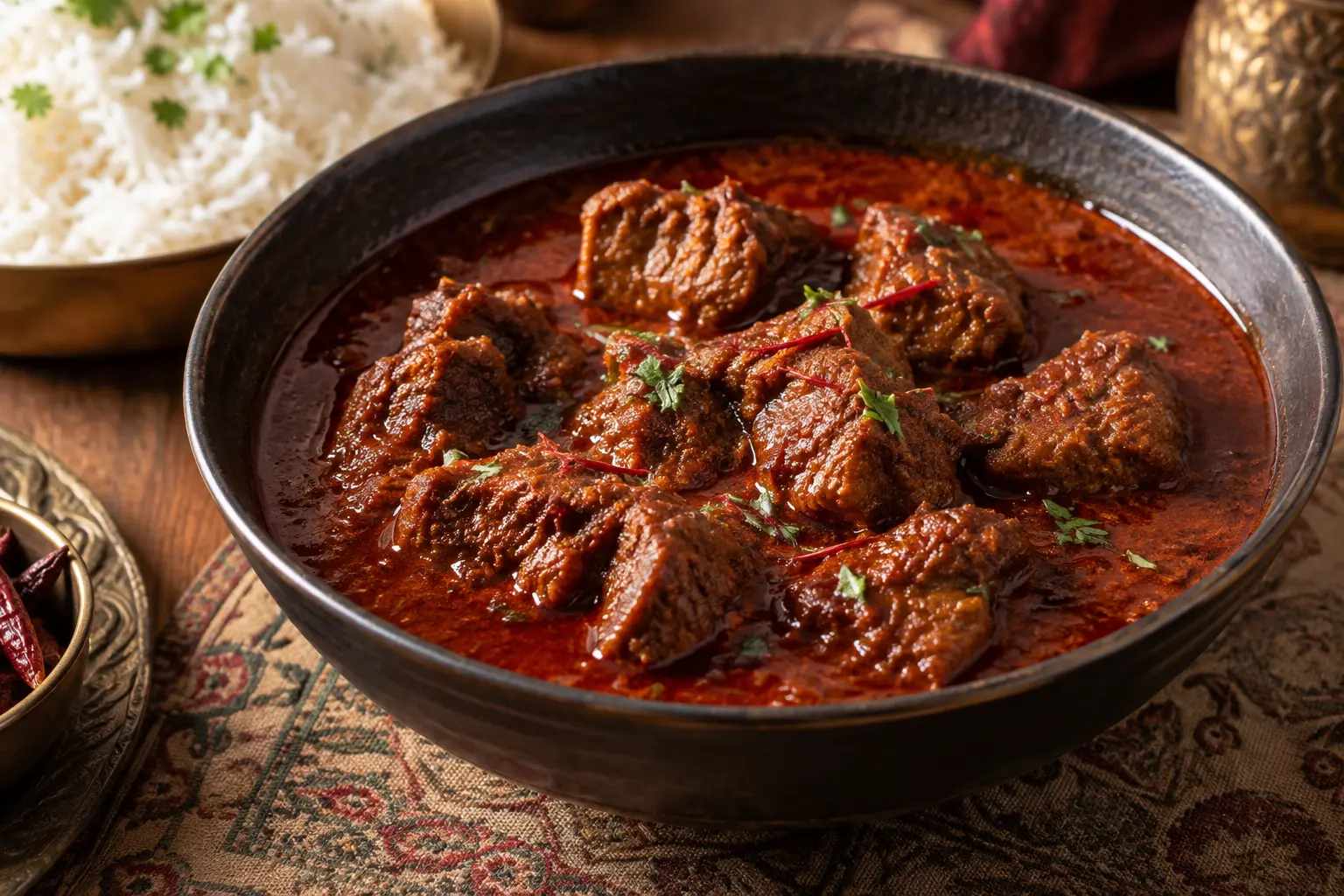 Slow-Cooked Lamb Rogan Josh
