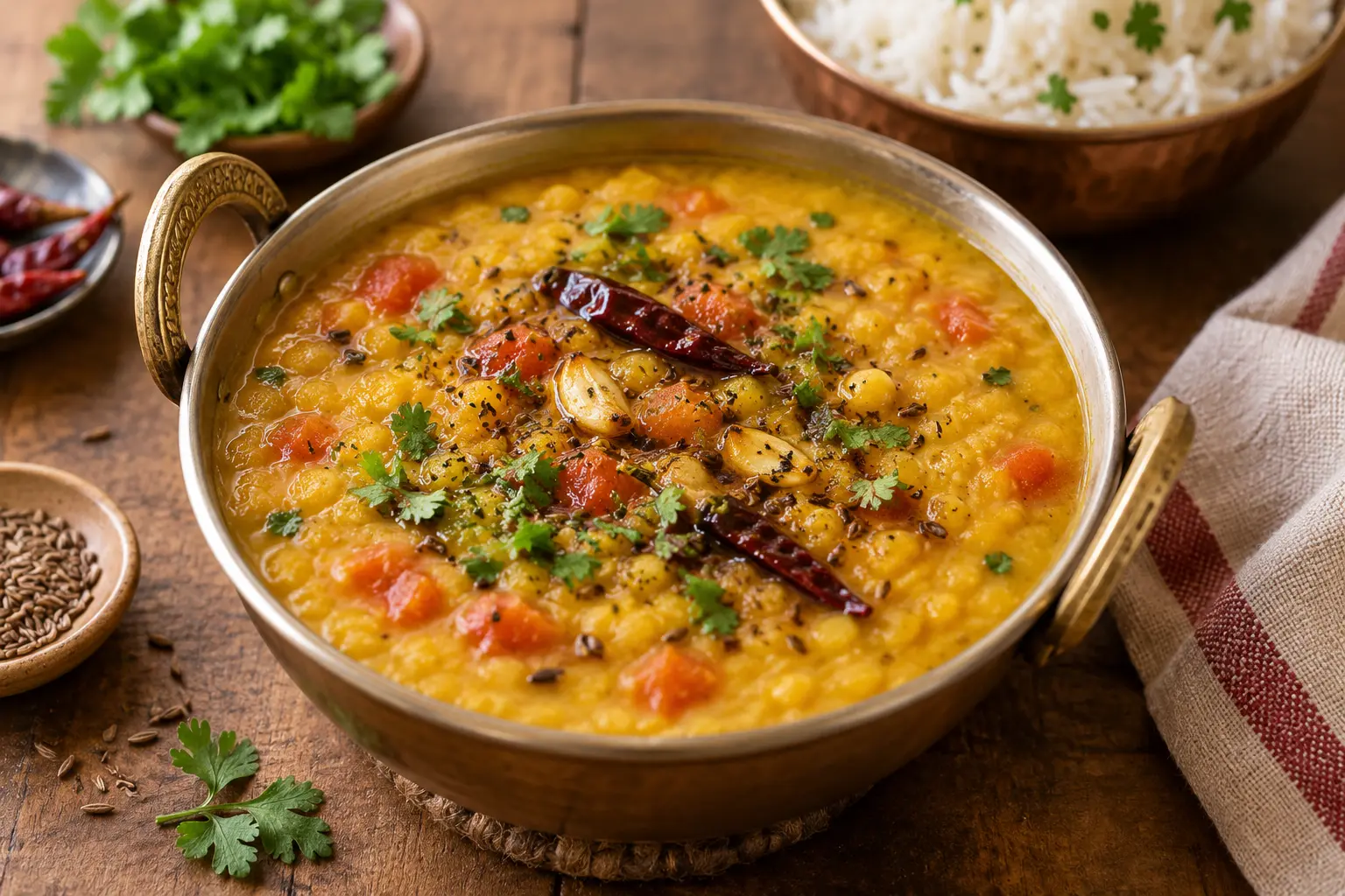 One-Pot Tomato Dal