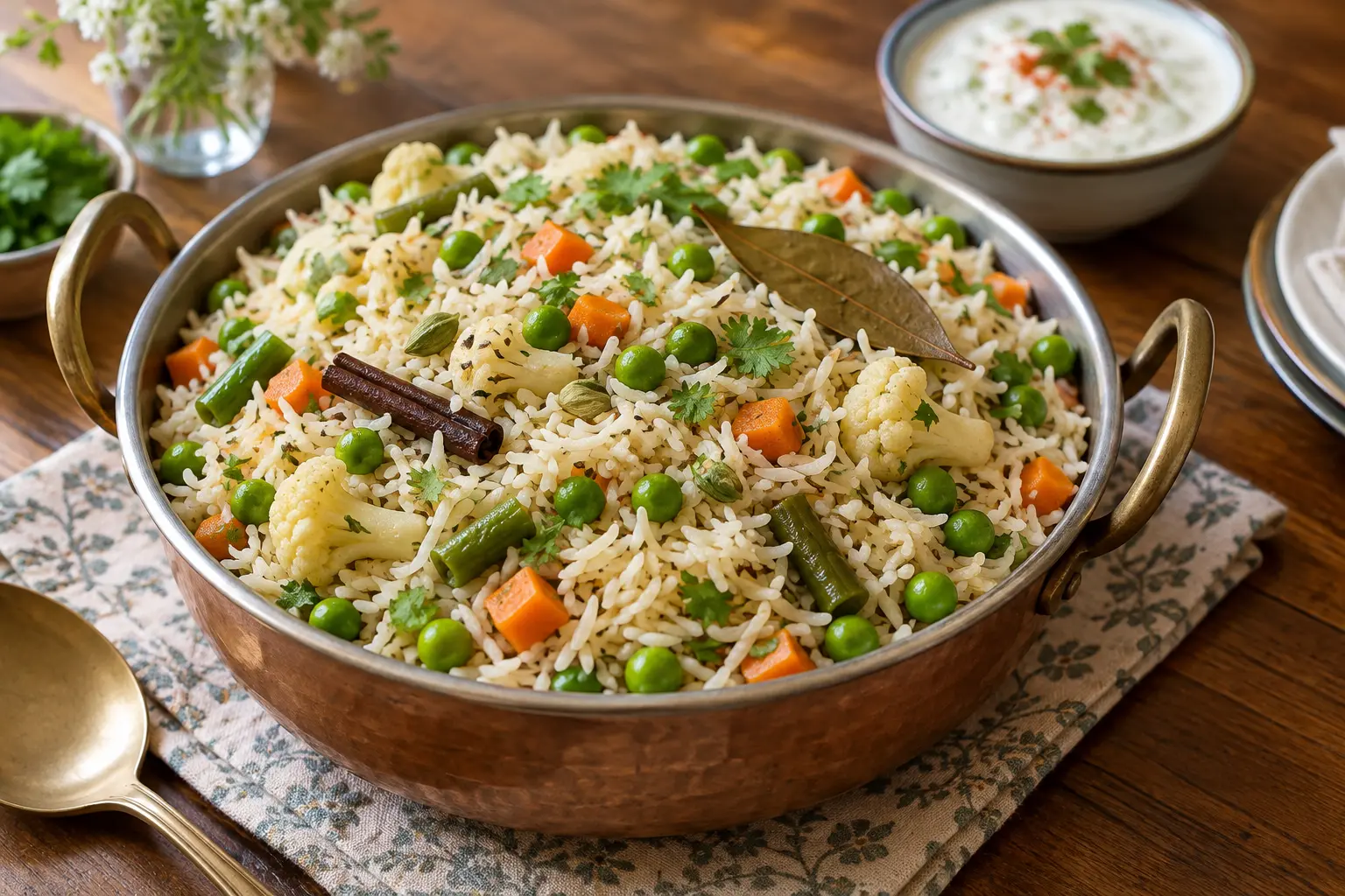 Family Vegetable Pulao Bake
