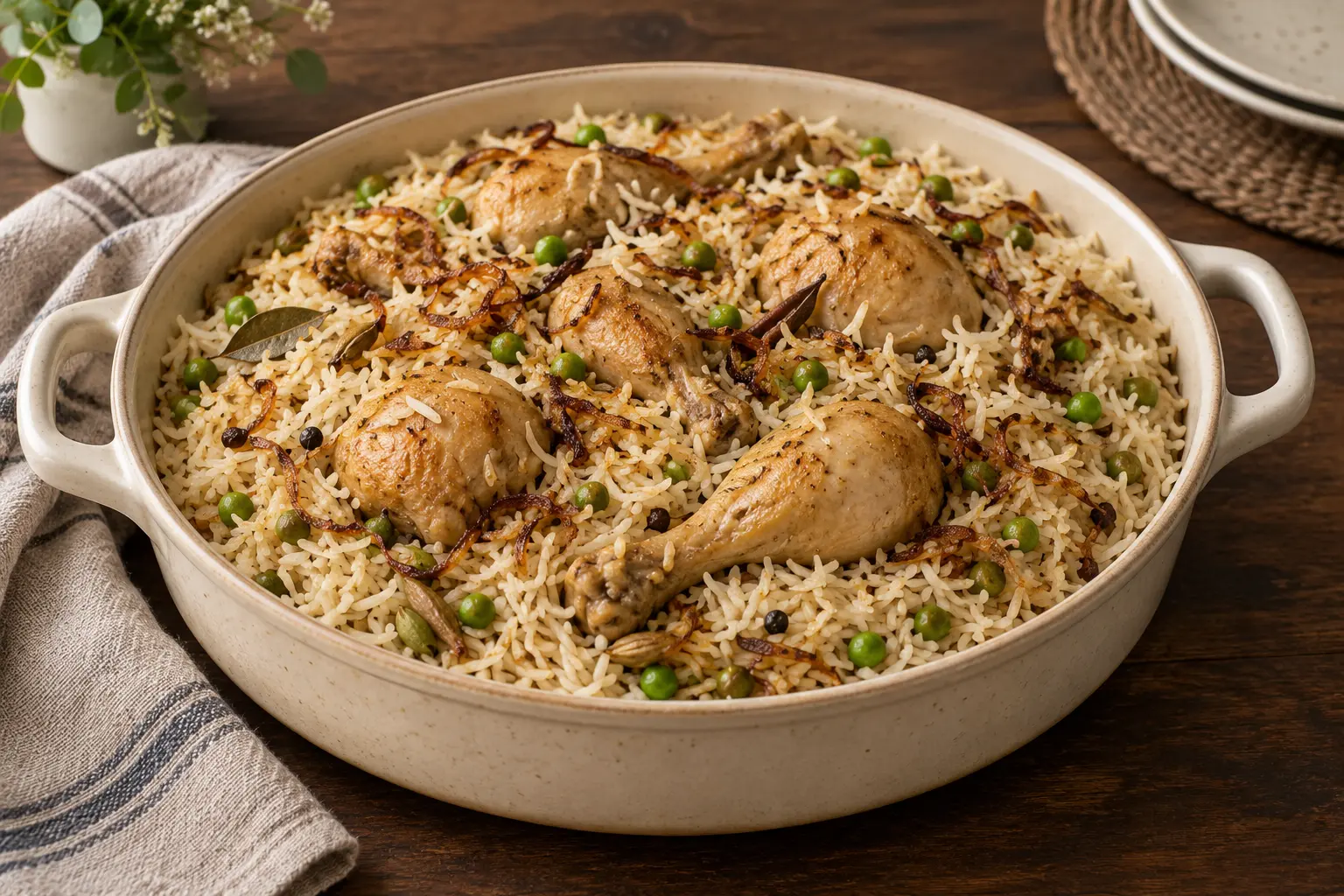 Family Chicken Pulao Bake